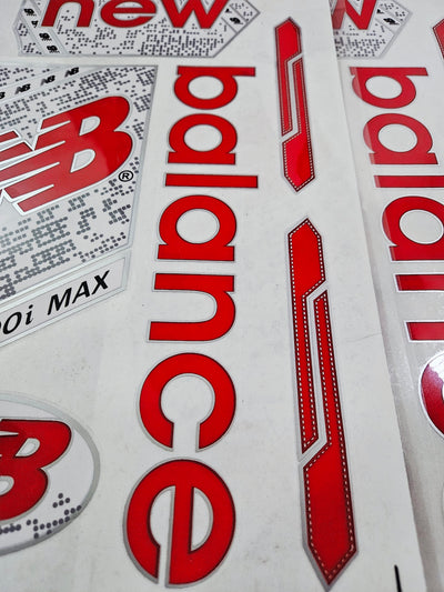 AYN Cricket Bat Sticker | 2D Plain English Willow Fiber Tape | TC Red