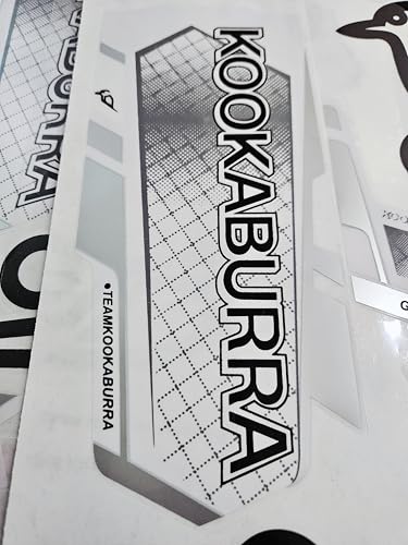 AYN Cricket Bat Sticker 2D Plain English Willow Fiber Tape Sports Accessories Protection, GHOST | White