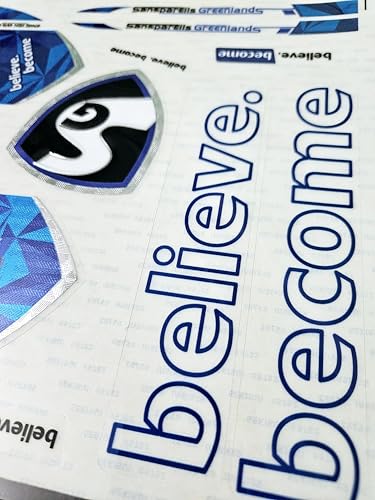 AYN Cricket Bat Sticker 4D Digital Embossed English Willow Fiber Tape Sports Accessories Protection, Rahul Dravid