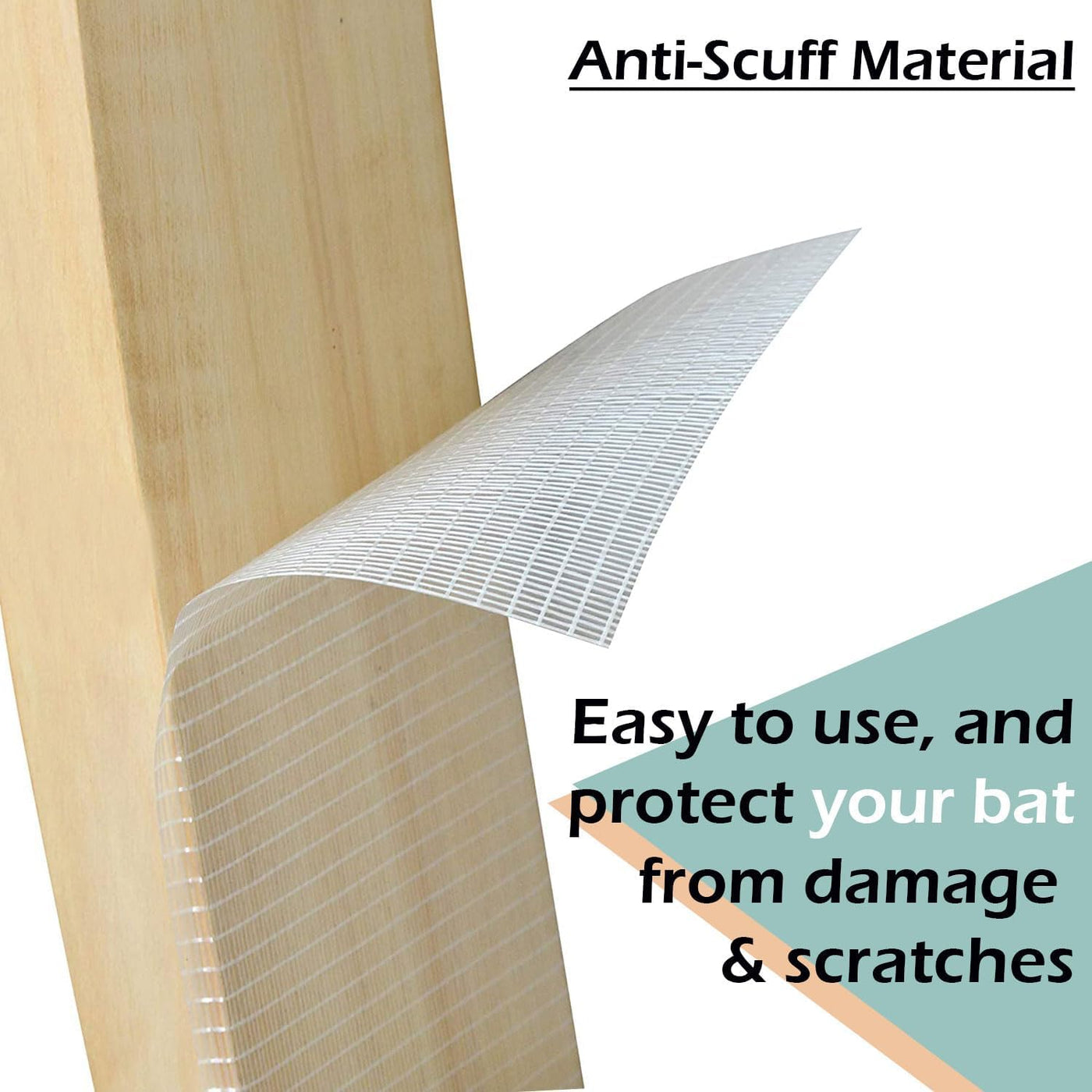 AYN Cricket Bat Anti Scuff Sheet Roll English Willow Fiber Tape Sports Accessories Protection | 50m- Pack of 1 Roll