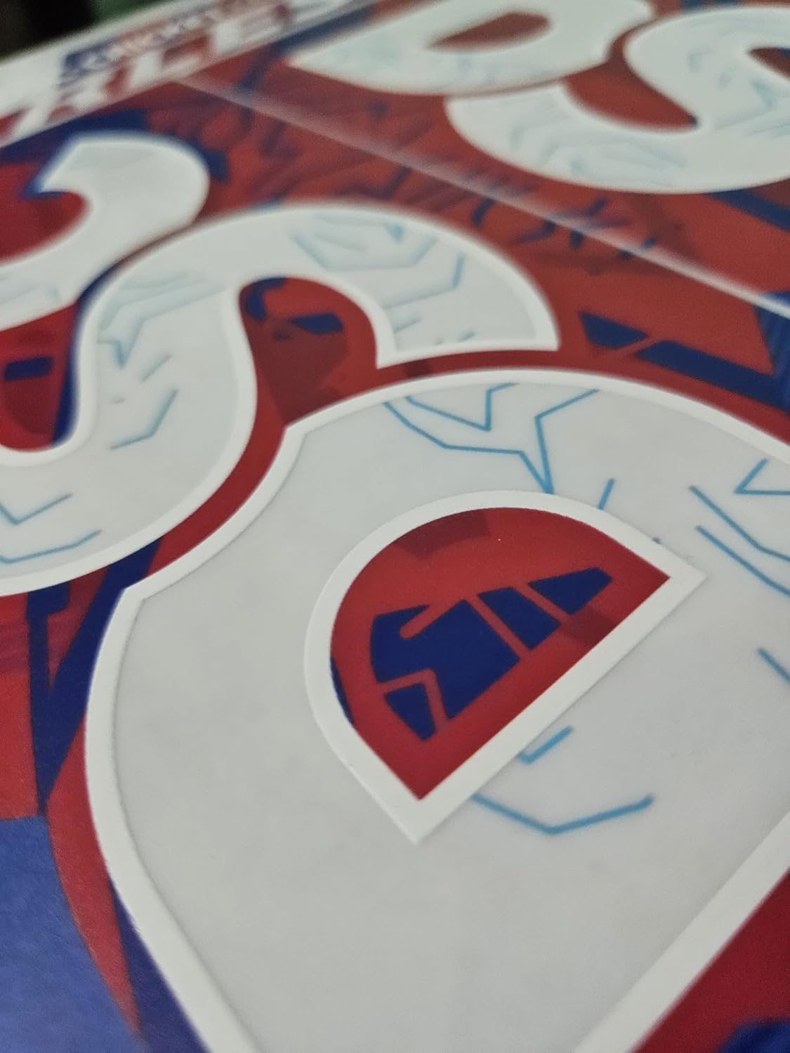 AYN Cricket Bat Sticker 4D Digital Embossed English Willow Fiber Tape Sports Accessories Protection, ITS Blue