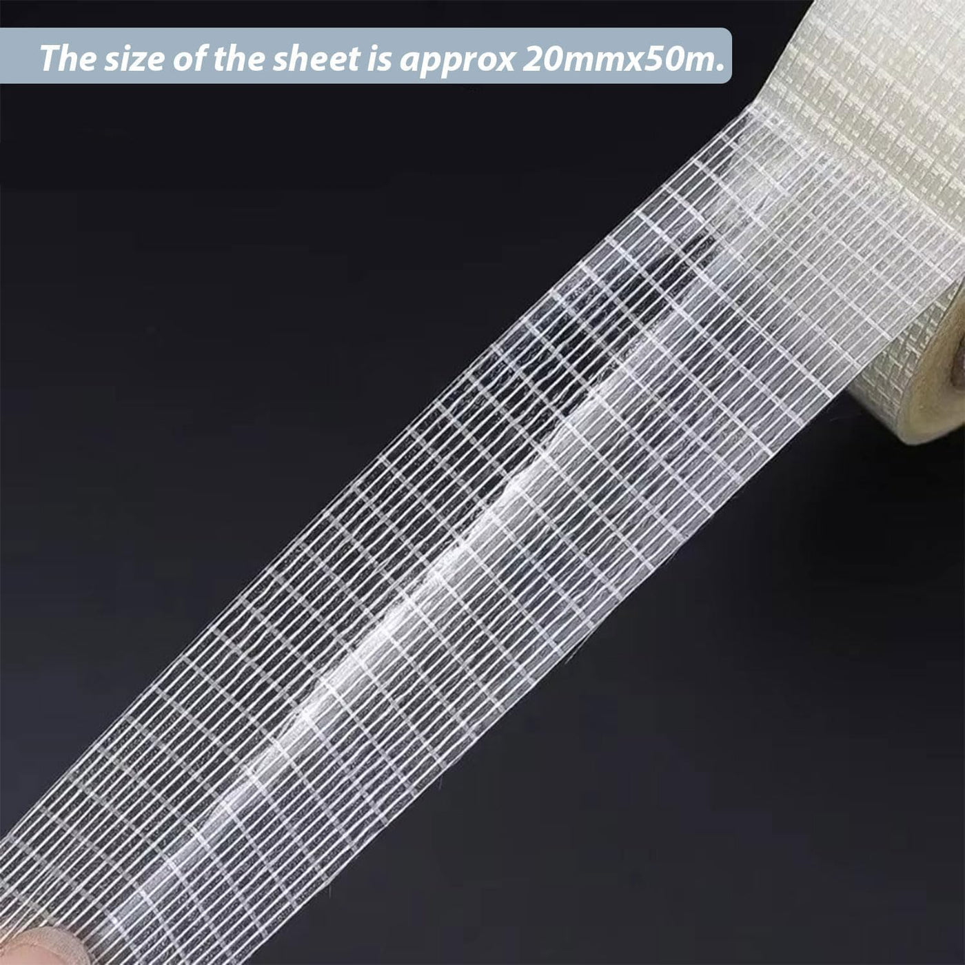 AYN Cricket Bat Anti Scuff Sheet Roll English Willow Fiber Tape Sports Accessories Protection | 50m- Pack of 1 Roll