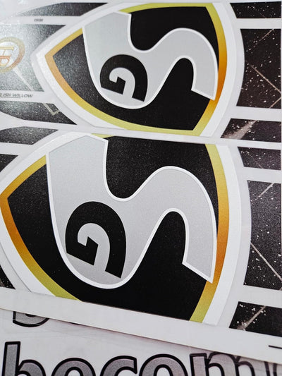 AYN Cricket Bat Sticker 4D Digital Embossed English Willow Fiber Tape Sports Accessories Protection, Hardik Pandya | Black