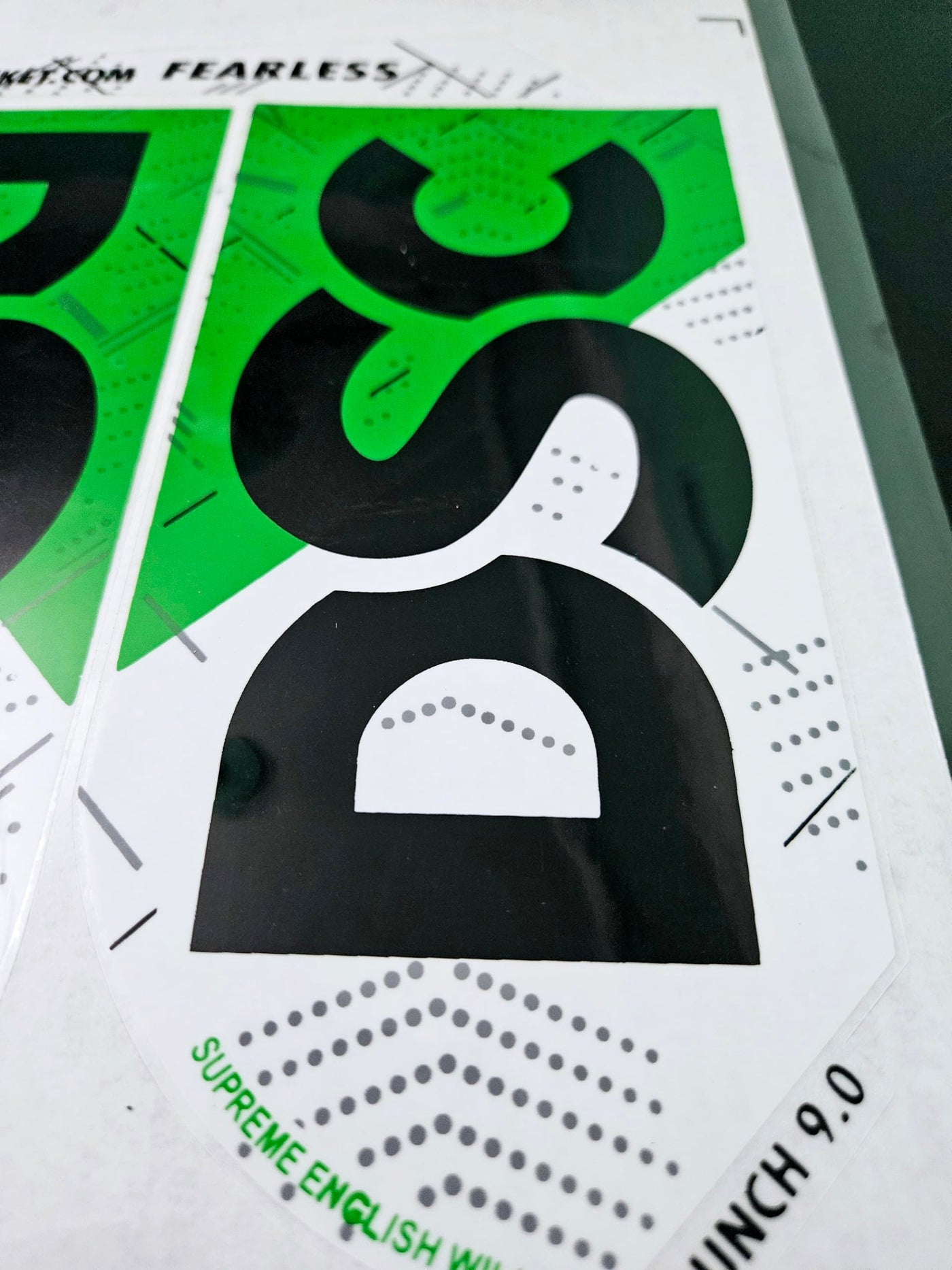 AYN Cricket Bat Sticker 2D Plain English Willow Fiber Tape Sports Accessories Protection, Krunch Green