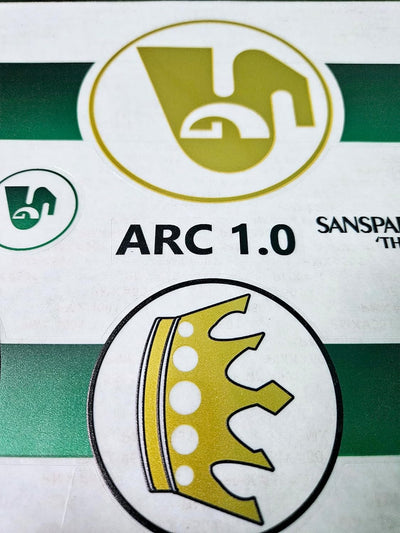 AYN Cricket Bat Sticker 4D Digital Embossed English Willow Fiber Tape Sports Accessories Protection, STII Green