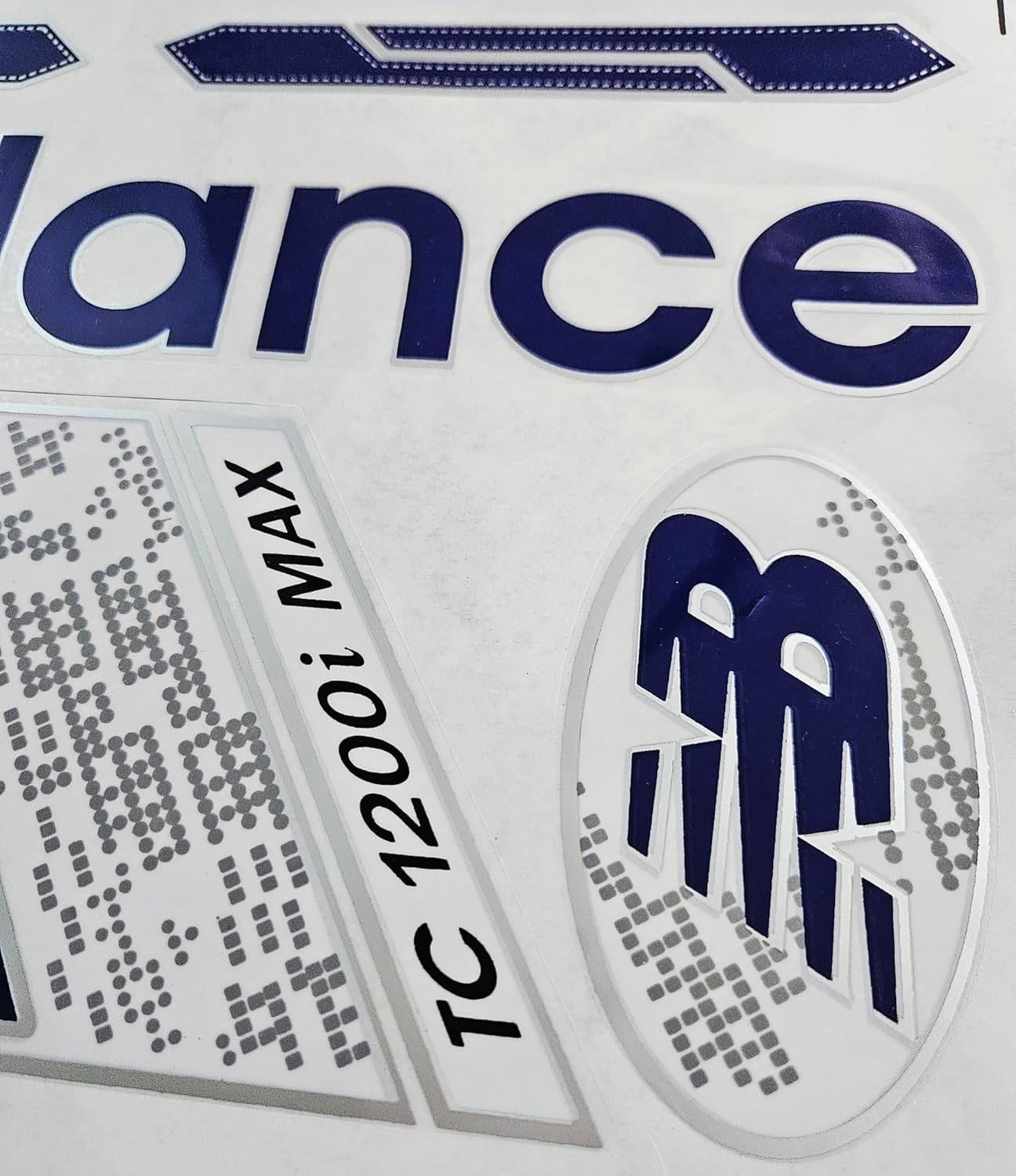 AYN Bat Sticker 2D Plain English Willow Fiber Tape Sports Accessories Protection, CT Blue