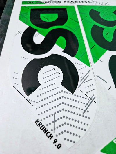 AYN Cricket Bat Sticker 2D Plain English Willow Fiber Tape Sports Accessories Protection, Krunch Green