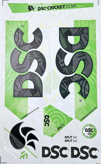 AYN Cricket Bat Sticker 4D Digital Embossed English Willow Fiber Tape Sports Accessories Protection, STPI Green