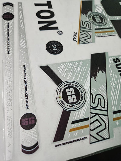 AYN Cricket Bat Sticker 4D Digital Embossed English Willow Fiber Tape Sports Accessories Protection,SKY Purple