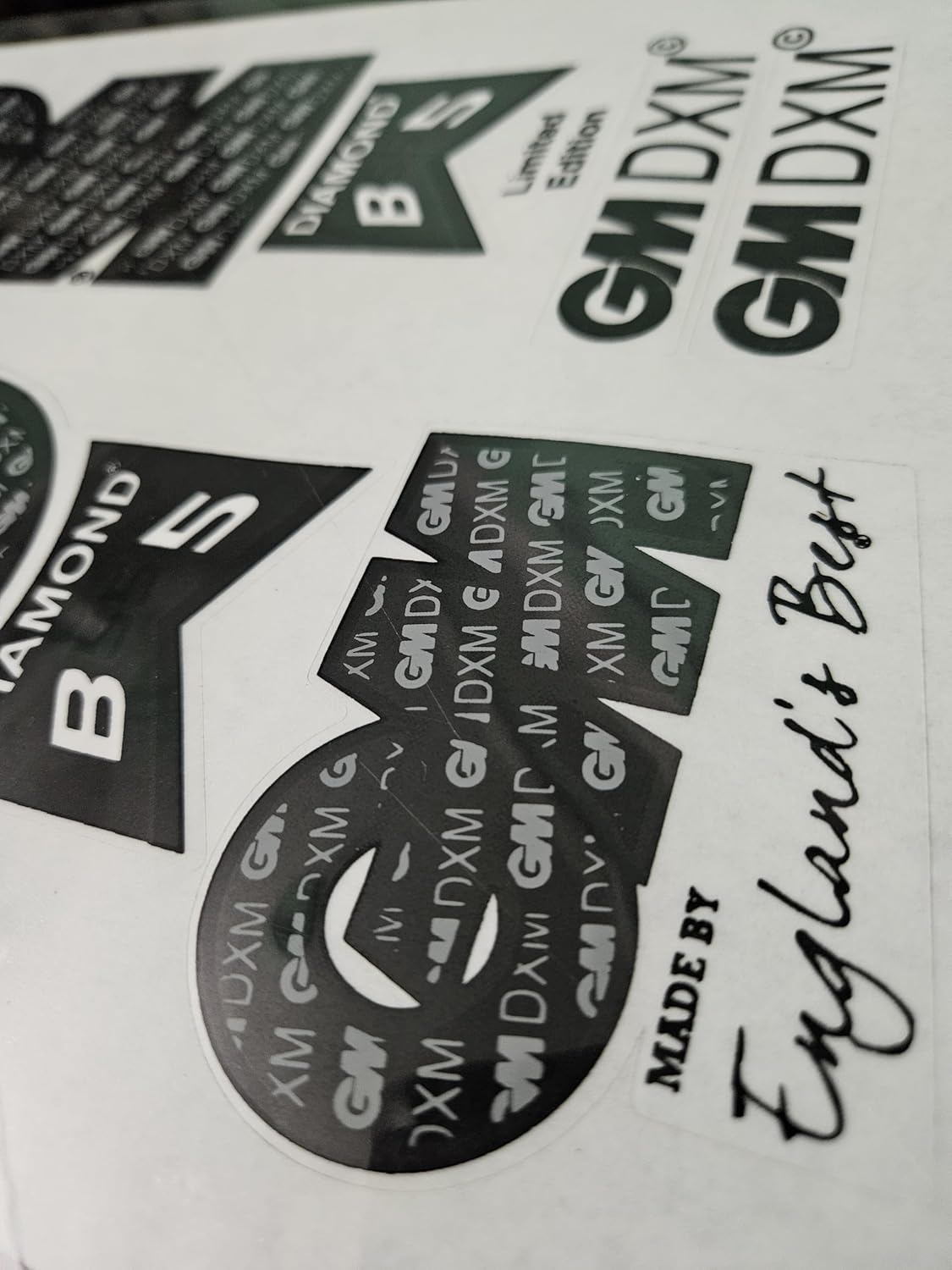 AYN Bat Sticker 2D Plain English Willow Fiber Tape Sports Accessories Protection, DIAMOND Black