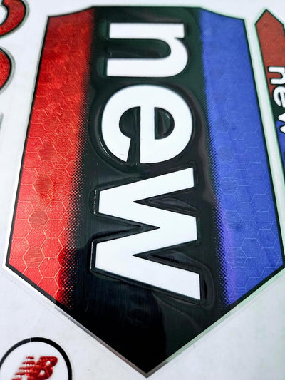 AYN Cricket Bat Sticker 3D Embossed English Willow Fiber Tape Sports Accessories Protection, TCDC Red