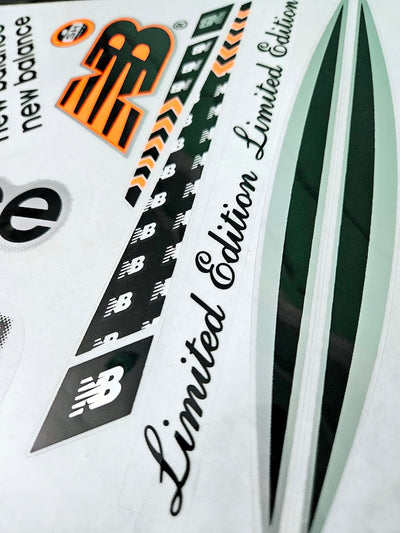 AYN Cricket Bat Sticker 2D Plain English Willow Fiber Tape Sports Accessories Protection, DCTC Orange