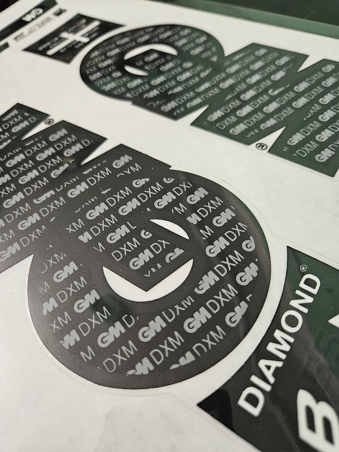 AYN Bat Sticker 2D Plain English Willow Fiber Tape Sports Accessories Protection, DIAMOND Black