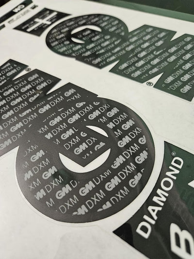 AYN Bat Sticker 2D Plain English Willow Fiber Tape Sports Accessories Protection, DIAMOND Black