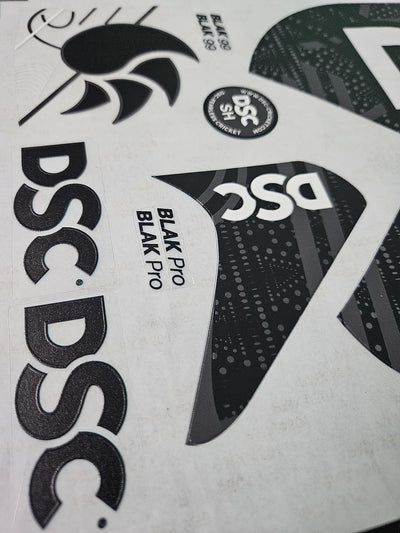 AYN Cricket Bat Sticker 4D Digital Embossed English Willow Fiber Tape Sports Accessories Protection, BLK