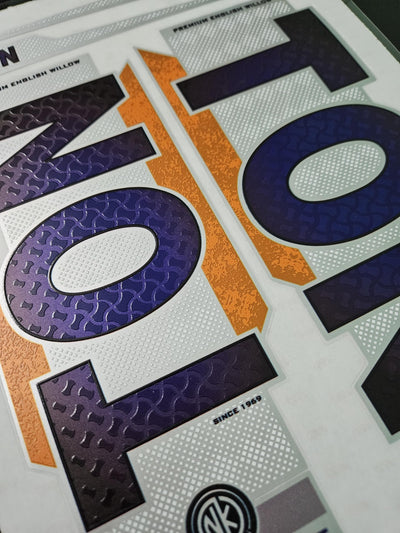 AYN Cricket Bat Sticker 4D Digital Embossed English Willow Fiber Tape Sports Accessories Protection, RSVR Purple