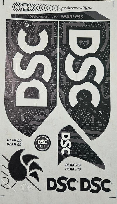 AYN Cricket Bat Sticker 4D Digital Embossed English Willow Fiber Tape Sports Accessories Protection, BLK