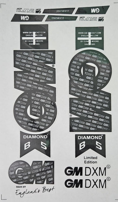 AYN Bat Sticker 2D Plain English Willow Fiber Tape Sports Accessories Protection, DIAMOND Black