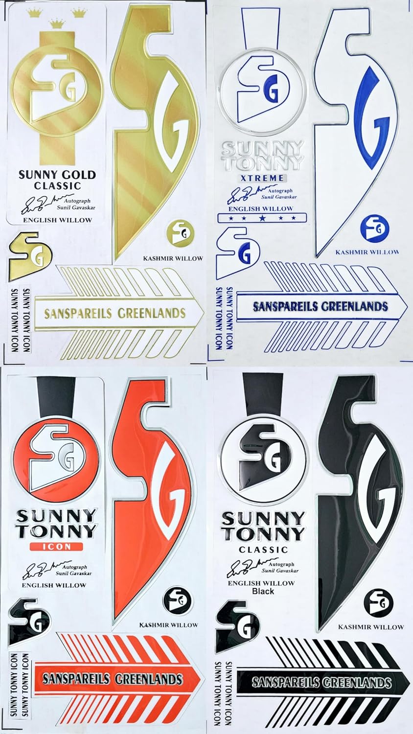 AYN Cricket Bat Sticker 3D Embossed English Willow Fiber Tape Sports Accessories Protection, STC White