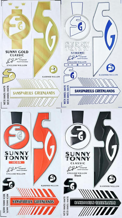 AYN Cricket Bat Sticker 3D Embossed English Willow Fiber Tape Sports Accessories Protection, STC White