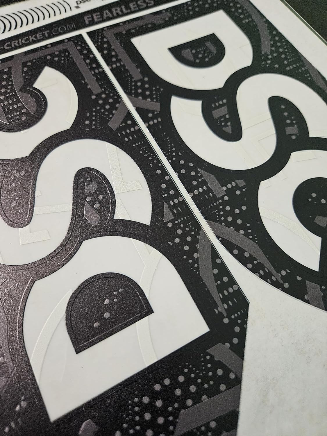 AYN Cricket Bat Sticker 4D Digital Embossed English Willow Fiber Tape Sports Accessories Protection, BLK