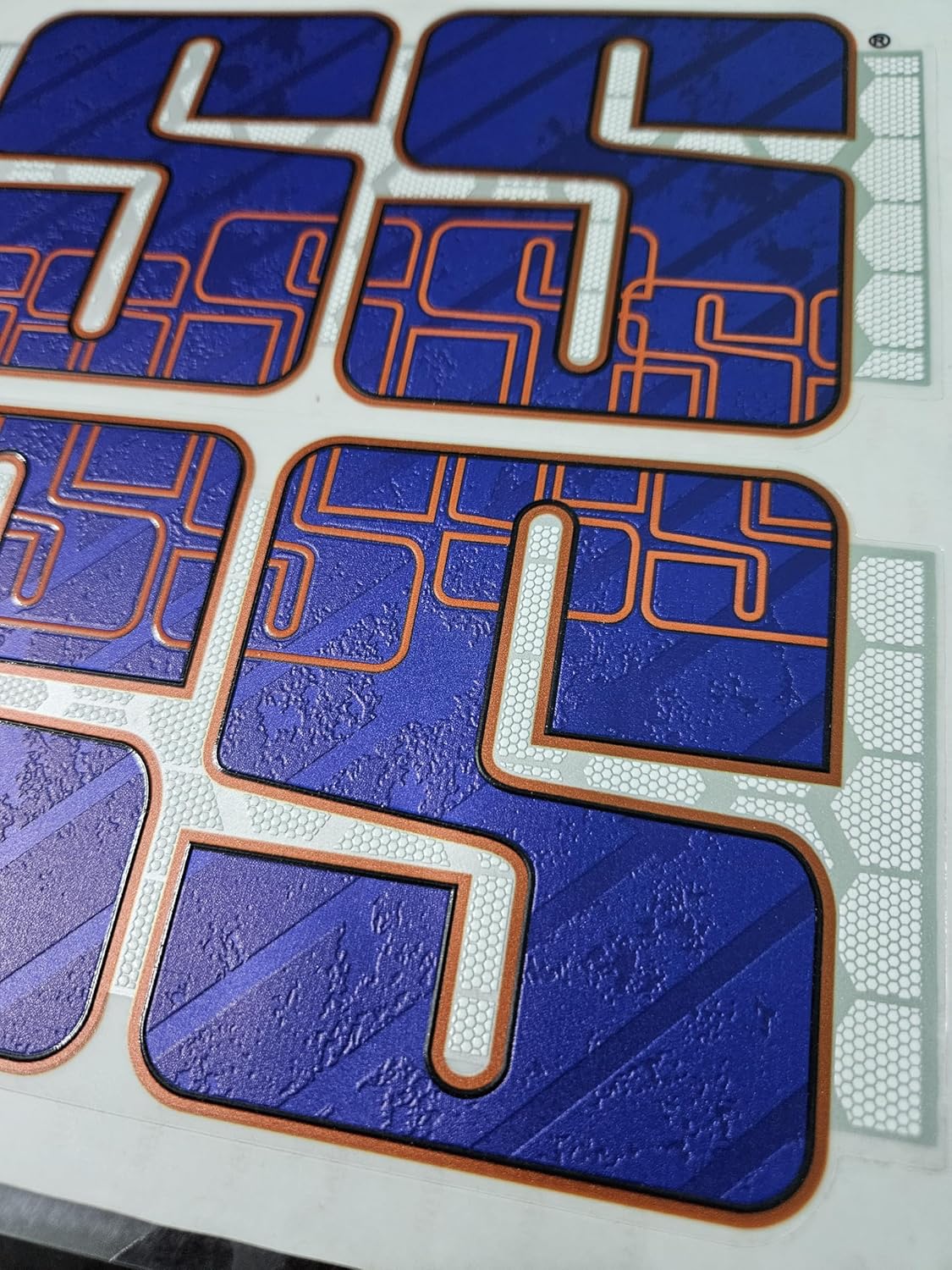 AYN Cricket Bat Sticker 4D Digital Embossed English Willow Fiber Tape Sports Accessories Protection, MSTR Blue