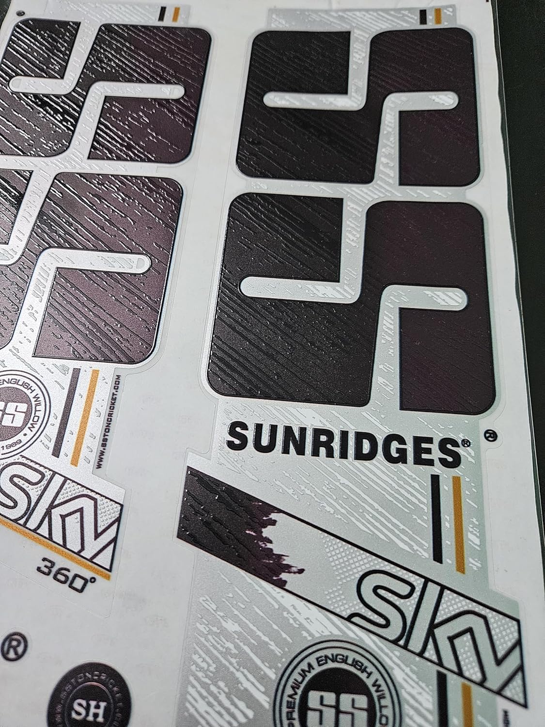 AYN Cricket Bat Sticker 4D Digital Embossed English Willow Fiber Tape Sports Accessories Protection,SKY Purple