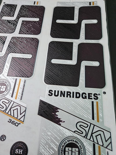 AYN Cricket Bat Sticker 4D Digital Embossed English Willow Fiber Tape Sports Accessories Protection,SKY Purple