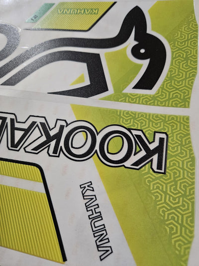 AYN Cricket Bat Sticker 4D Digital Embossed English Willow Fiber Tape Sports Accessories Protection, KHNN Green