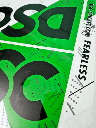 AYN Cricket Bat Sticker 2D Plain English Willow Fiber Tape Sports Accessories Protection, Krunch Green