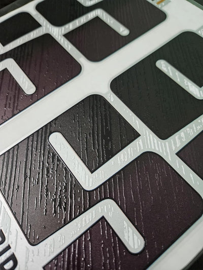 AYN Cricket Bat Sticker 4D Digital Embossed English Willow Fiber Tape Sports Accessories Protection,SKY Purple