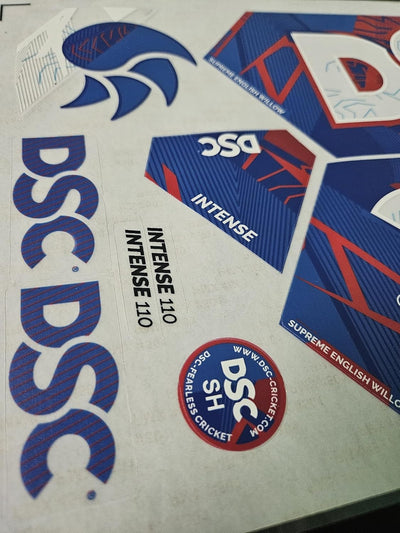 AYN Cricket Bat Sticker 4D Digital Embossed English Willow Fiber Tape Sports Accessories Protection, ITS Blue