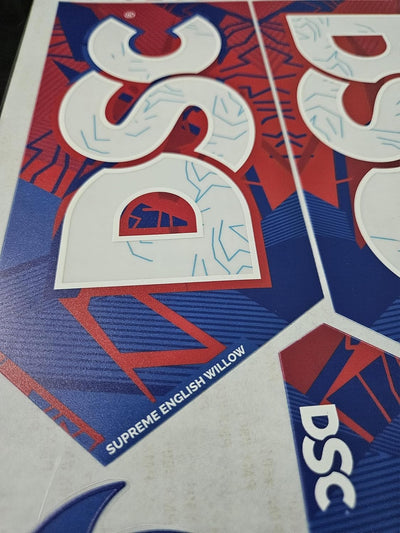 AYN Cricket Bat Sticker 4D Digital Embossed English Willow Fiber Tape Sports Accessories Protection, ITS Blue