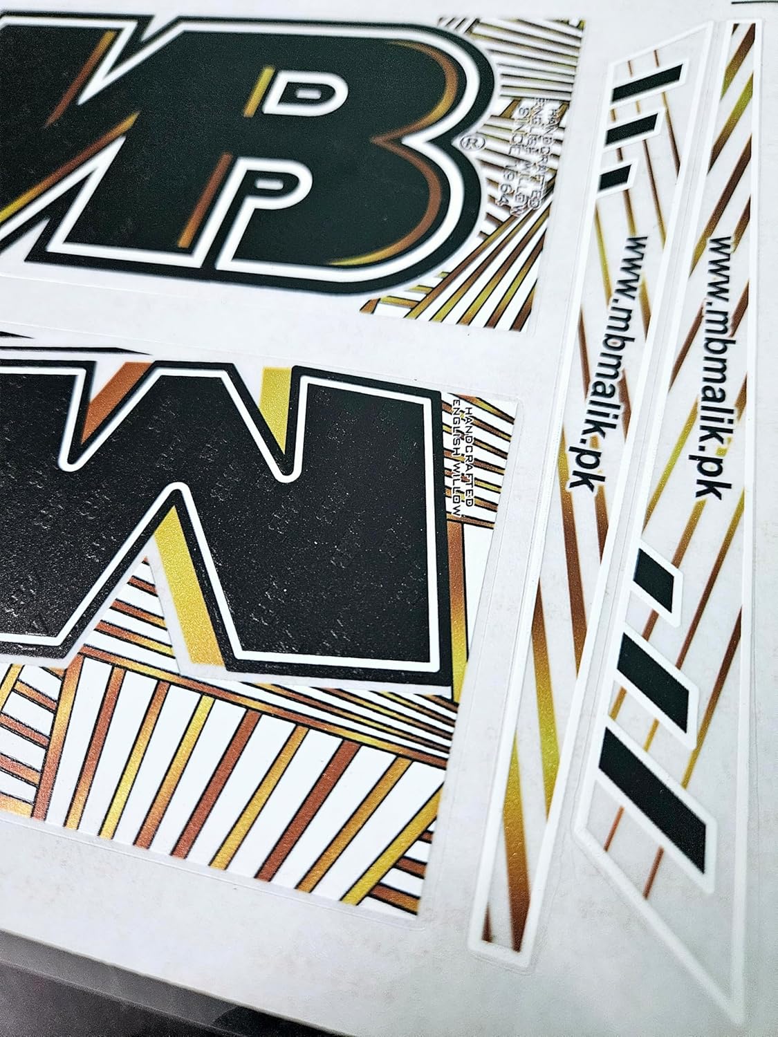 AYN Cricket Bat Sticker 4D Digital Embossed English Willow Fiber Tape Sports Accessories Protection, UMZ Black