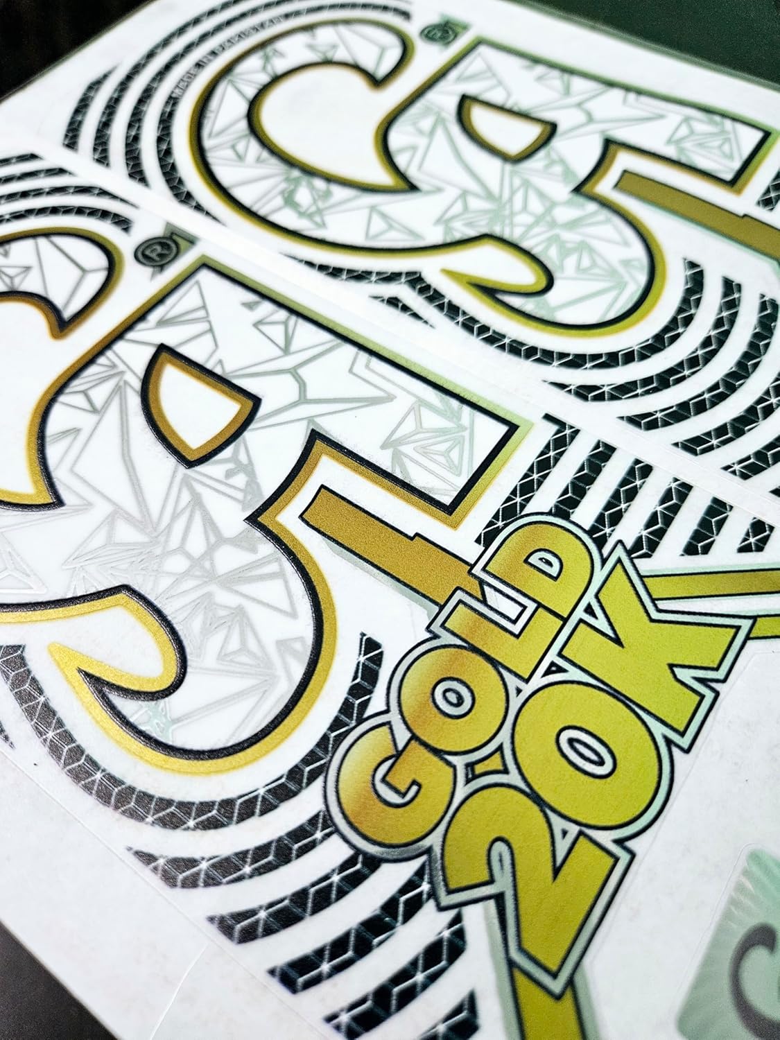 AYN Cricket Bat Sticker 4D Digital Embossed English Willow Fiber Tape Sports Accessories Protection, White 20k