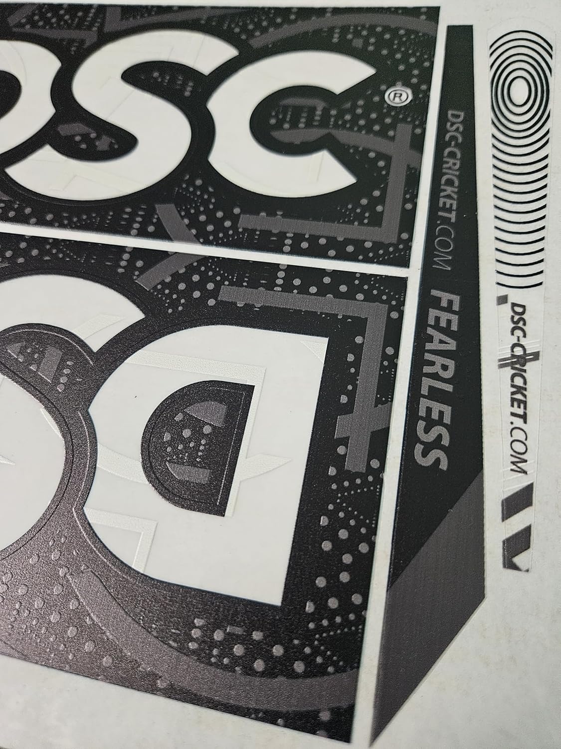 AYN Cricket Bat Sticker 4D Digital Embossed English Willow Fiber Tape Sports Accessories Protection, BLK