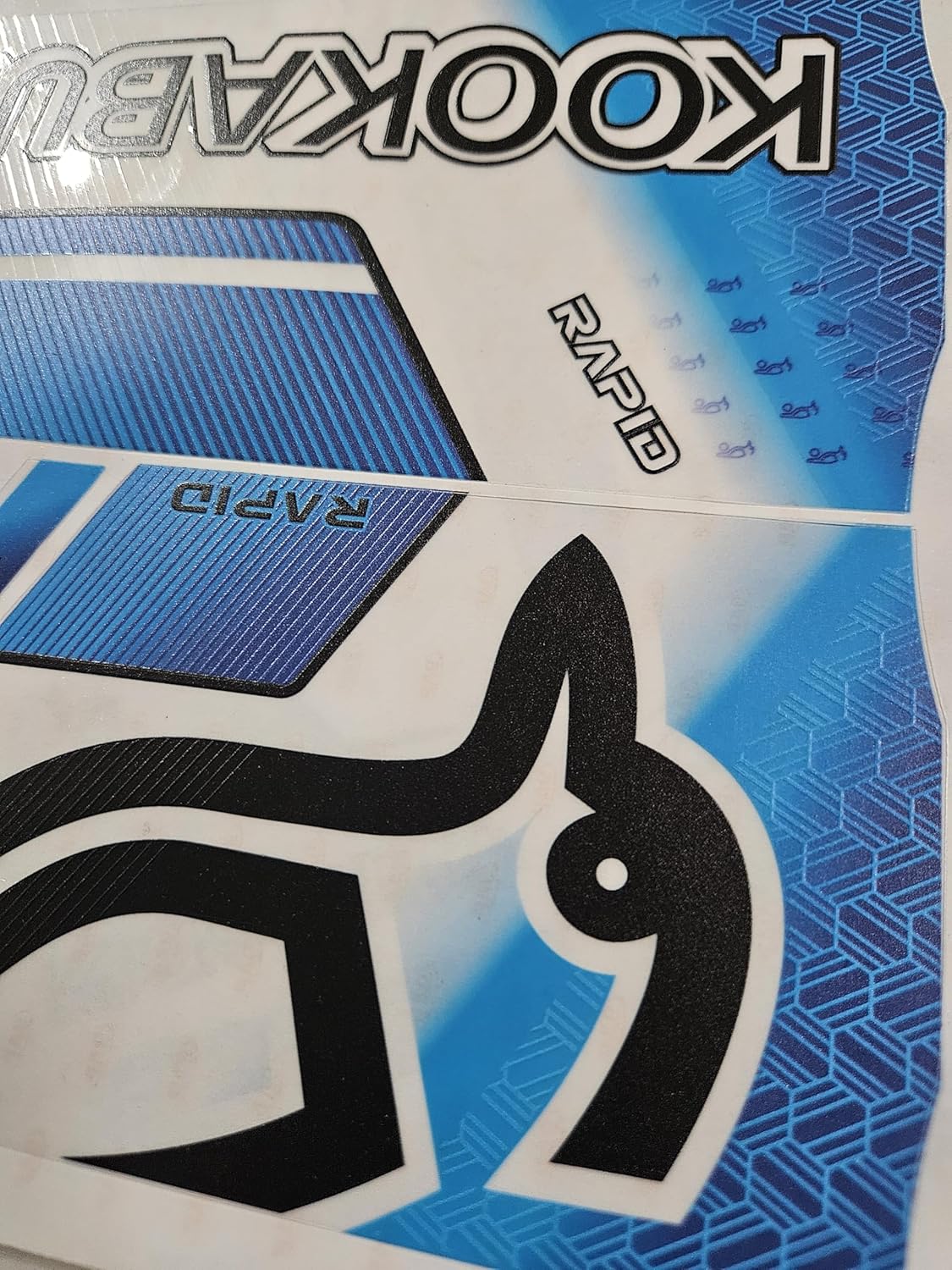 AYN Cricket Bat Sticker 4D Digital Embossed English Willow Fiber Tape Sports Accessories Protection, RPDD Blue