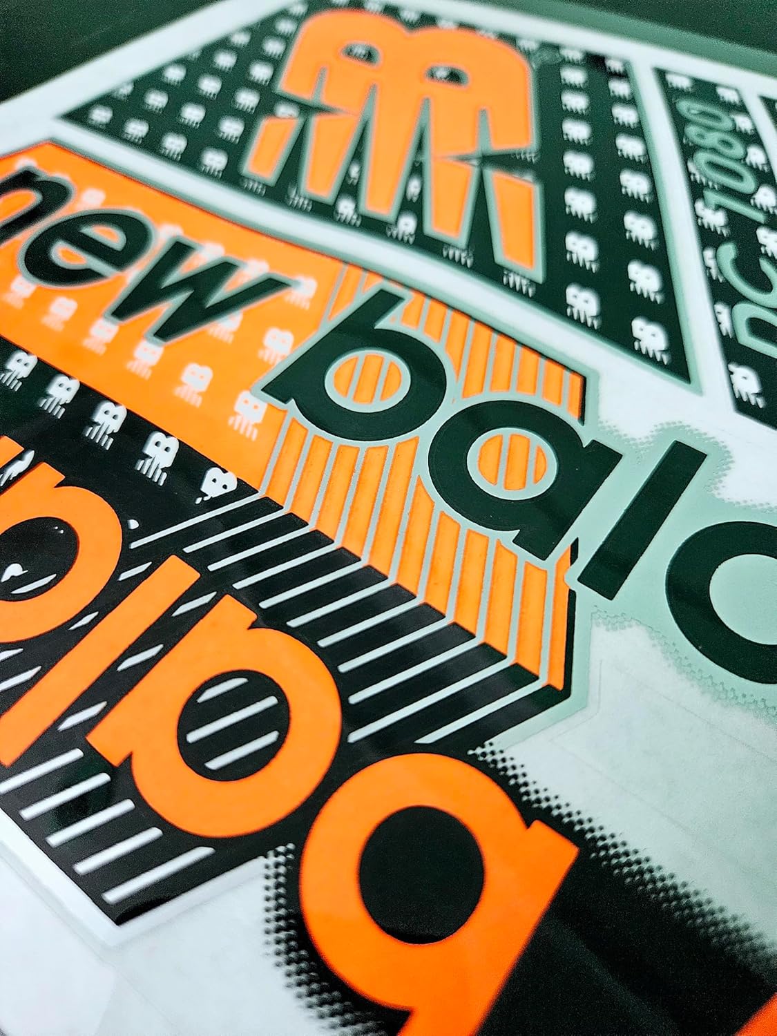 AYN Cricket Bat Sticker 2D Plain English Willow Fiber Tape Sports Accessories Protection, DCTC Orange