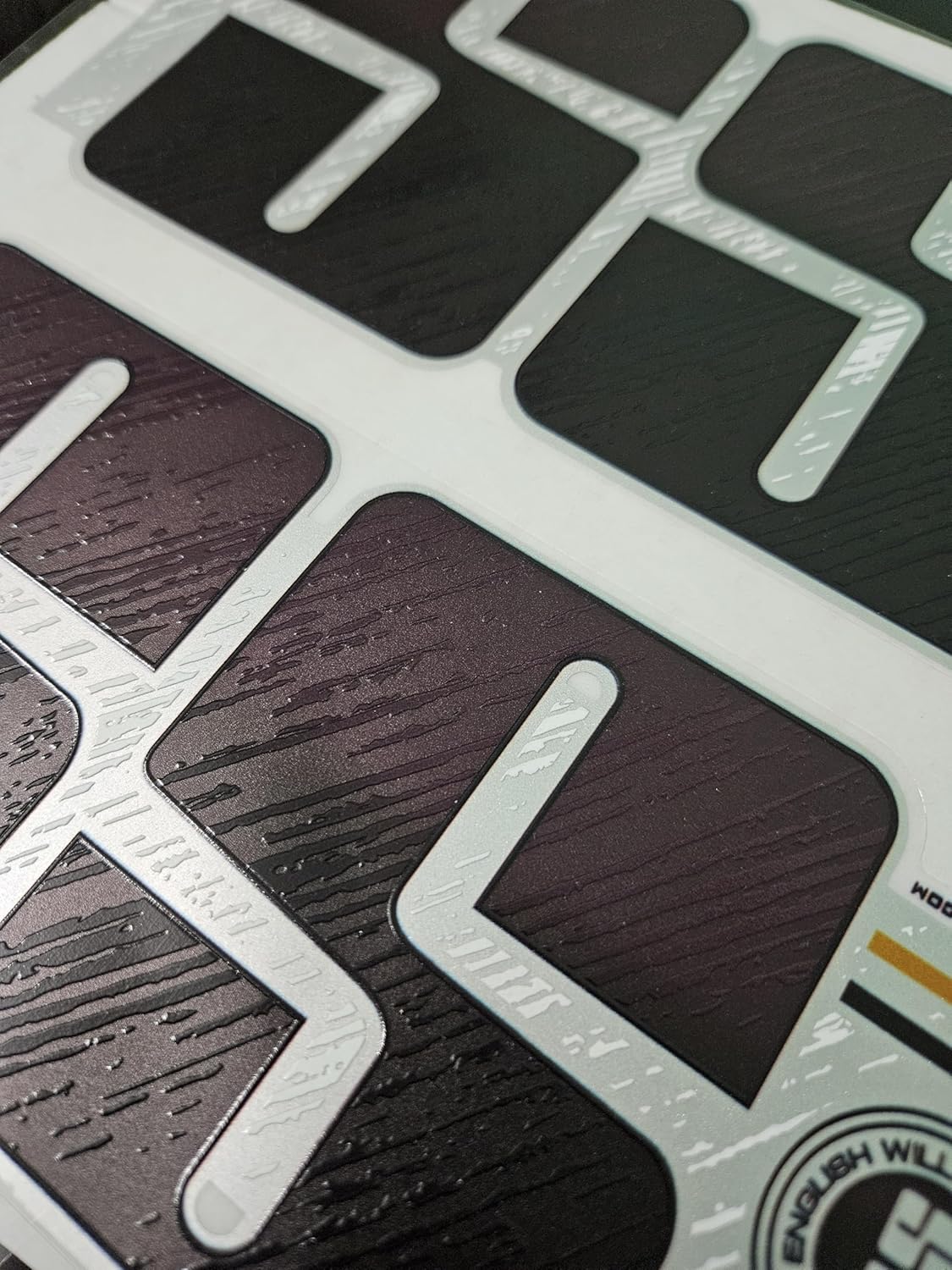 AYN Cricket Bat Sticker 4D Digital Embossed English Willow Fiber Tape Sports Accessories Protection,SKY Purple