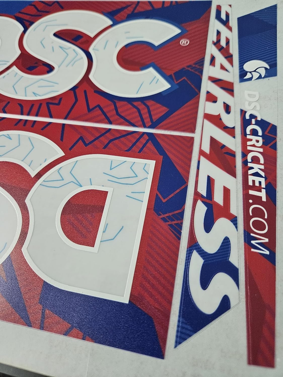 AYN Cricket Bat Sticker 4D Digital Embossed English Willow Fiber Tape Sports Accessories Protection, ITS Blue